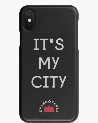 Чехол Iphone It’s My City (черный)