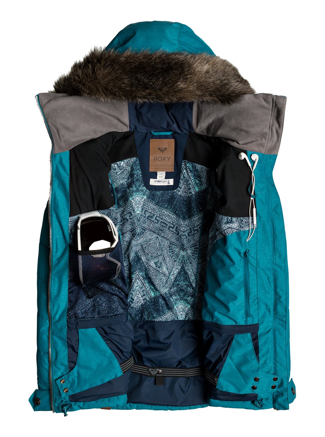 КУРТКА СНБРД ROXY - QUINN - INK BLUE — изображение 3