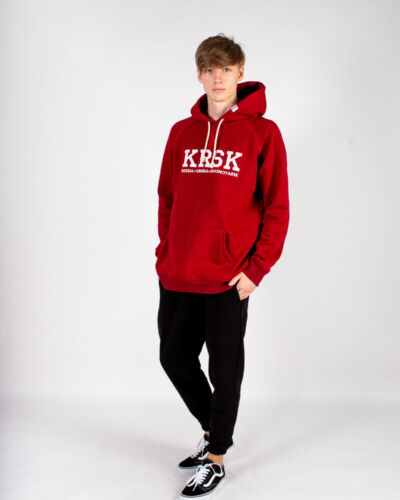 Толстовка "KRSK" – винный –