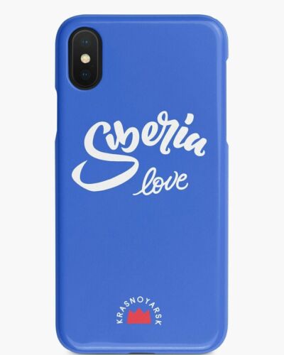 Чехол Iphone Siberia Love (синий)