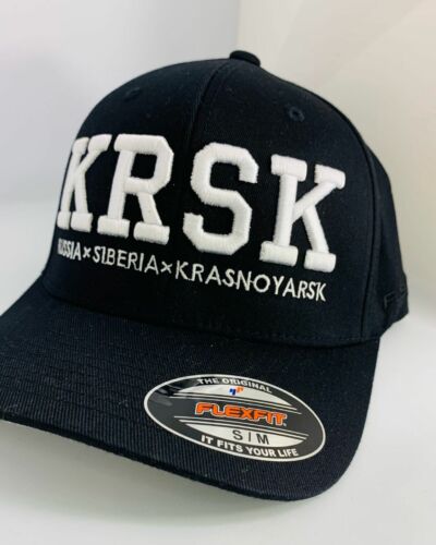 ЯЛК Бейсболка “KRSK” (черный, вышивка белый, S/M )