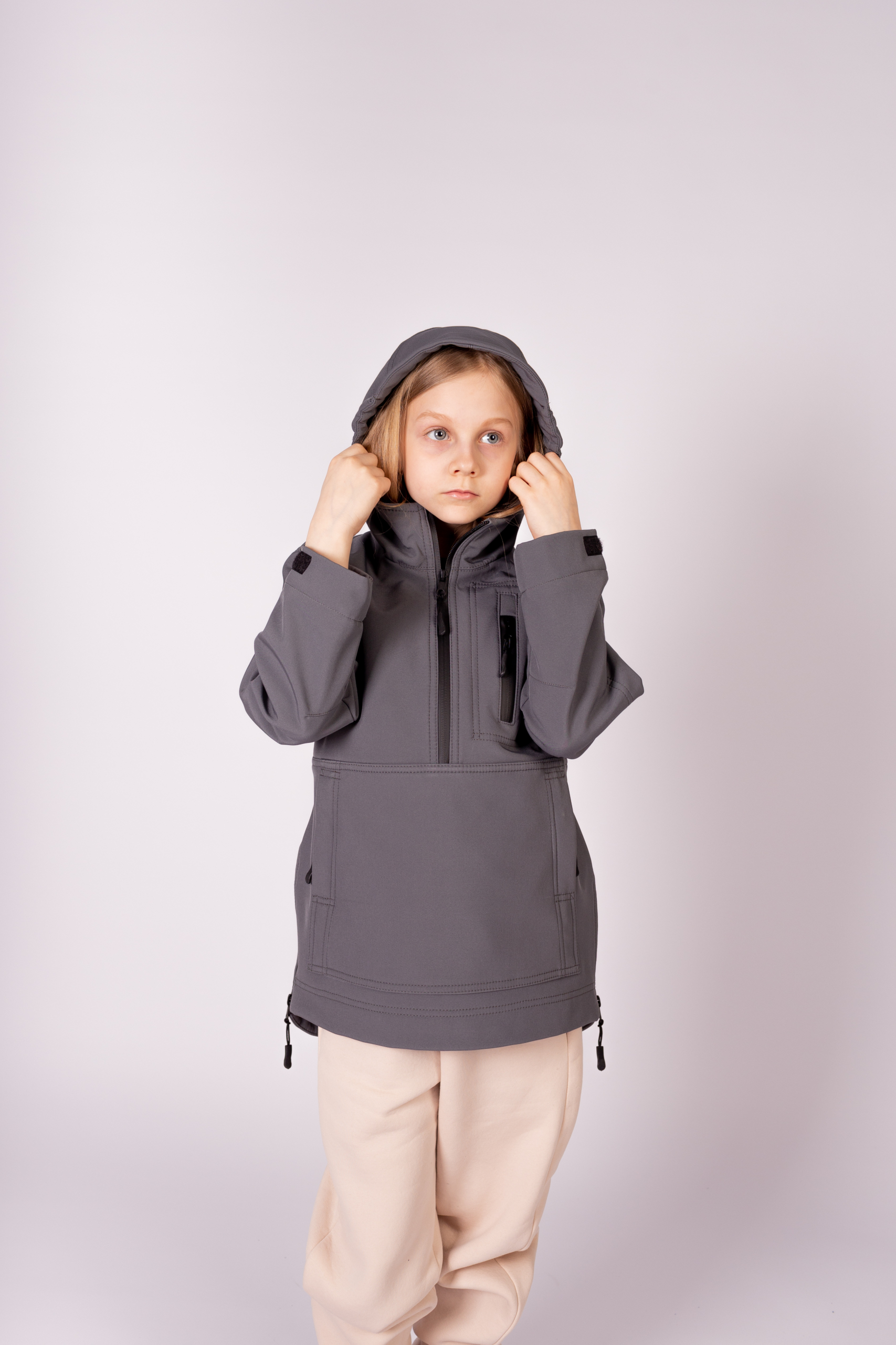 КАРТЕЛЬБ - Анорак софтшел - темно серый — изображение 6