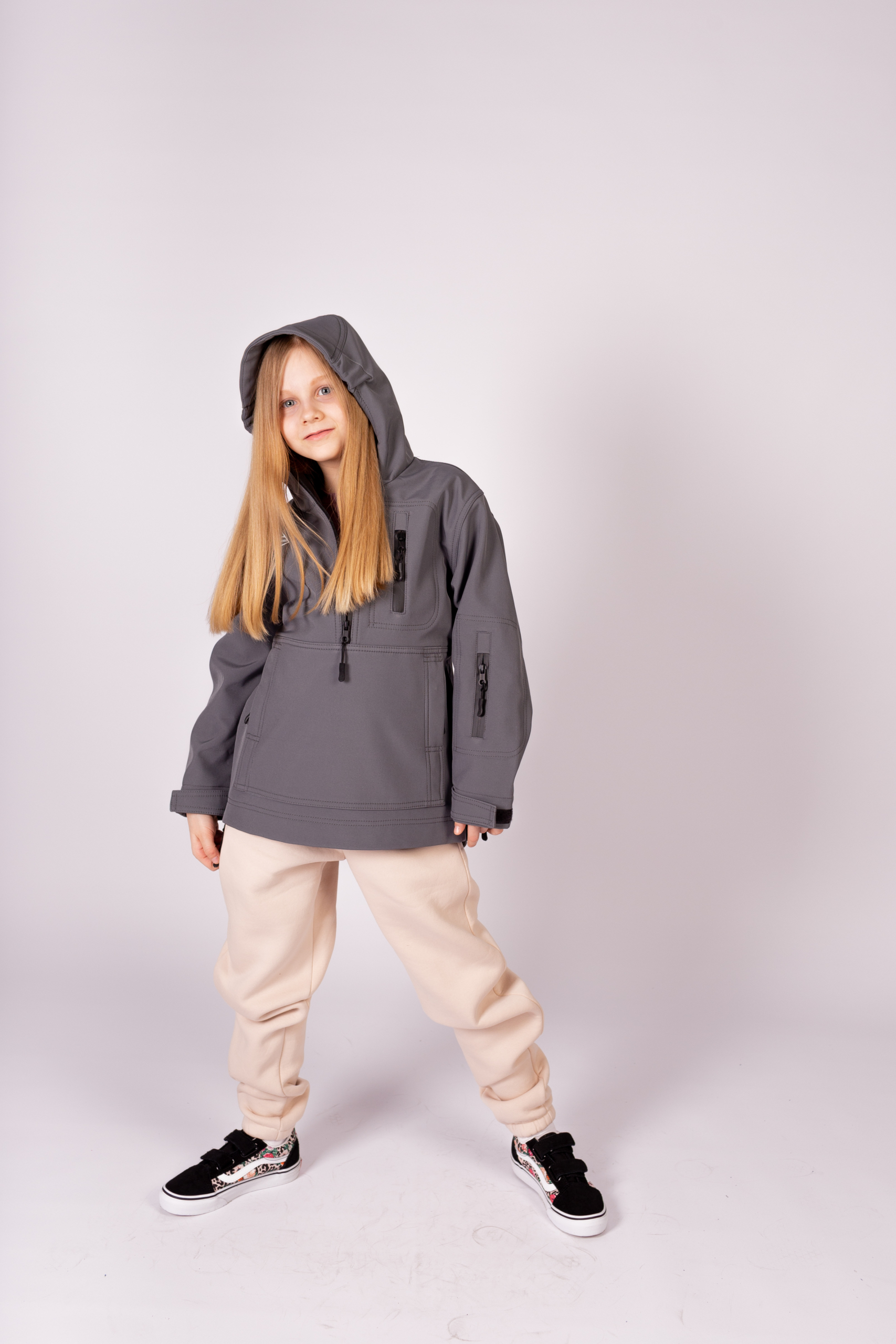 КАРТЕЛЬБ - Анорак софтшел - темно серый — изображение 7