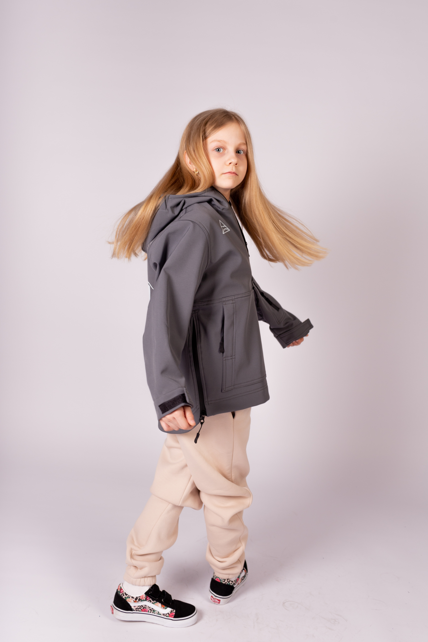 КАРТЕЛЬБ - Анорак софтшел - темно серый — изображение 8