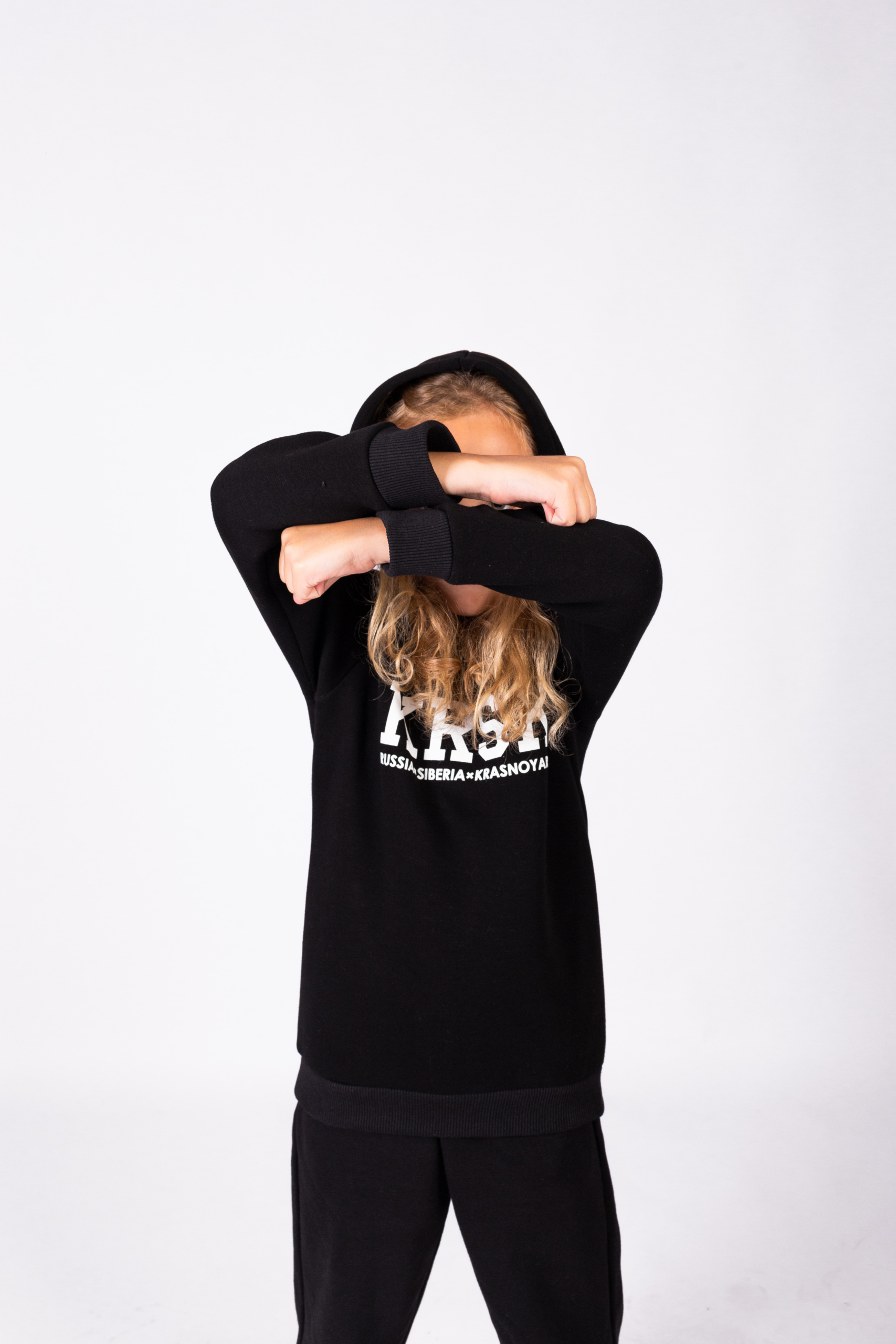 ЯЛК Толстовка "КРСК" - чёрный — изображение 4