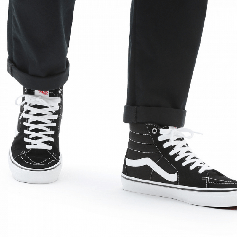 VANS кеды VA5FCCY28 SKATE SK8-HI BLACK/WHITE — изображение 2
