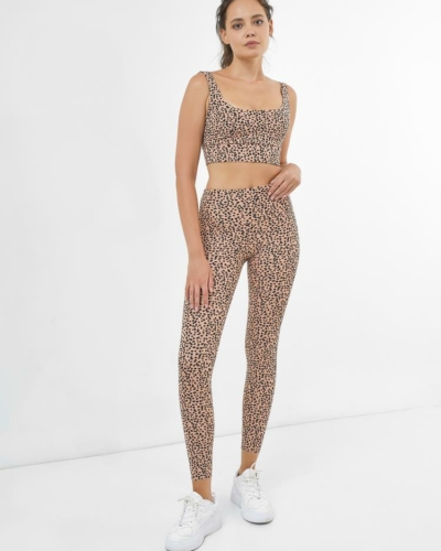 MF спорт леггинсы классика – беж леопард