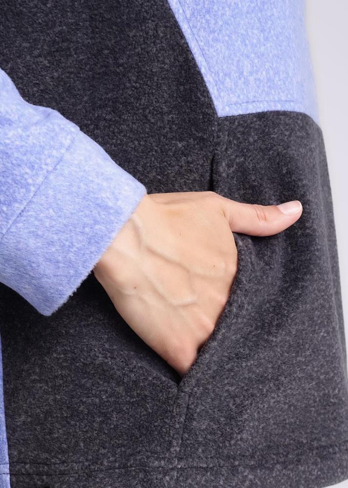 Clever флис толстовка ж - сиреневый серый темный — изображение 3