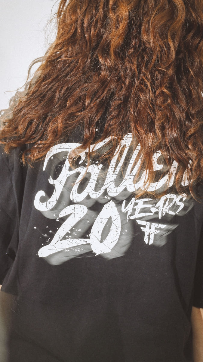 FMP1RE20 Футболка Fallen 20 YEARS TEE - BLACK / WHITE — изображение 3