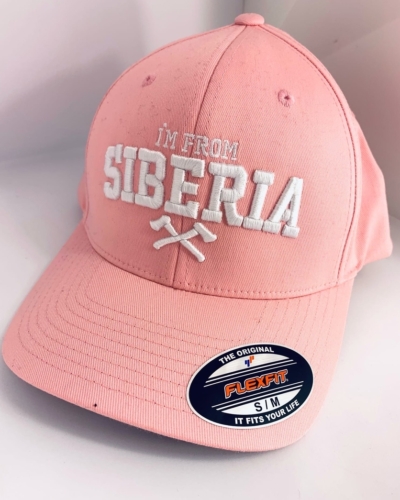 I’m from Siberia – кепка “IFS Axes” flexfit – розовый S/M