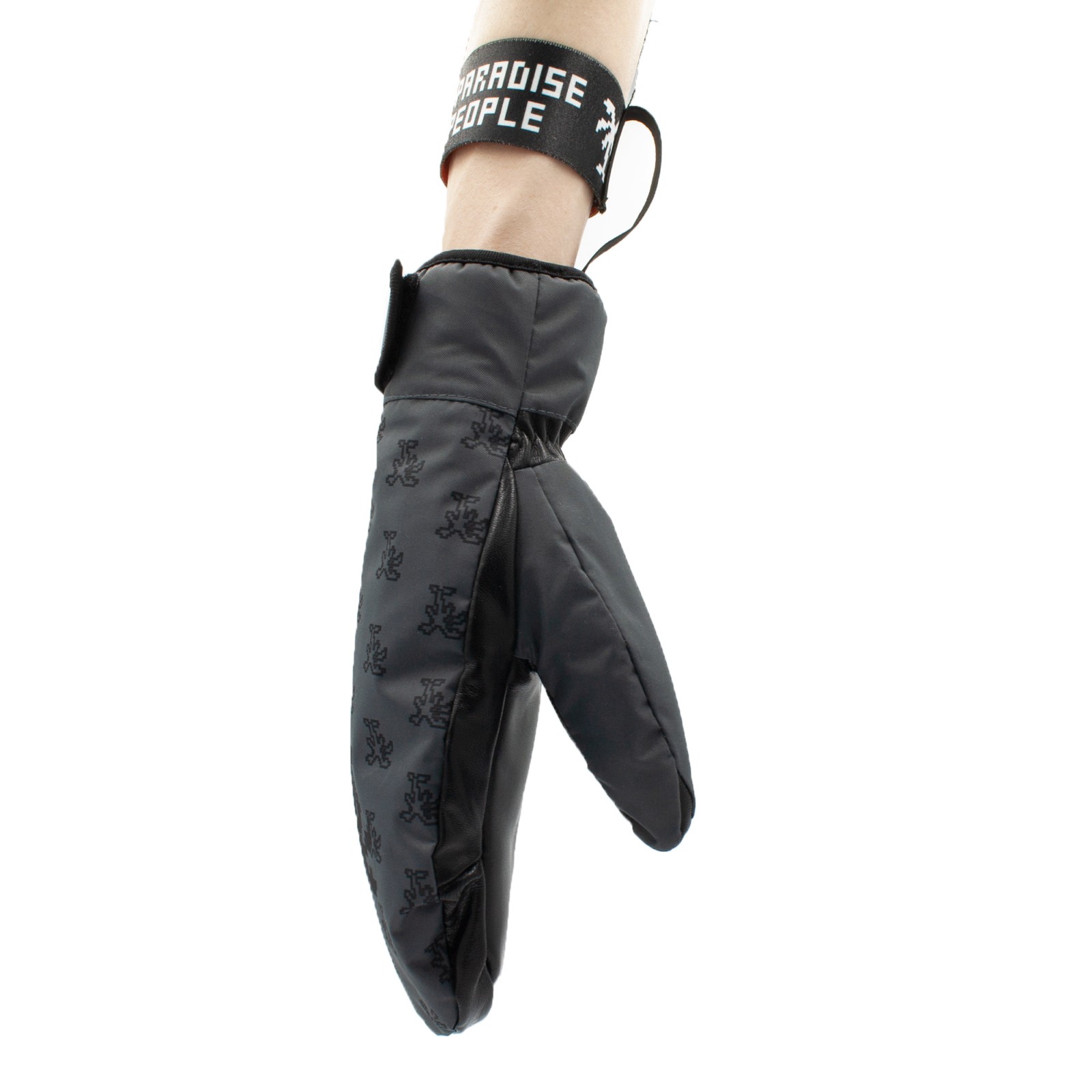 Paradise people - варежки горнолыжные Paradise Park Mitten Черные — изображение 5