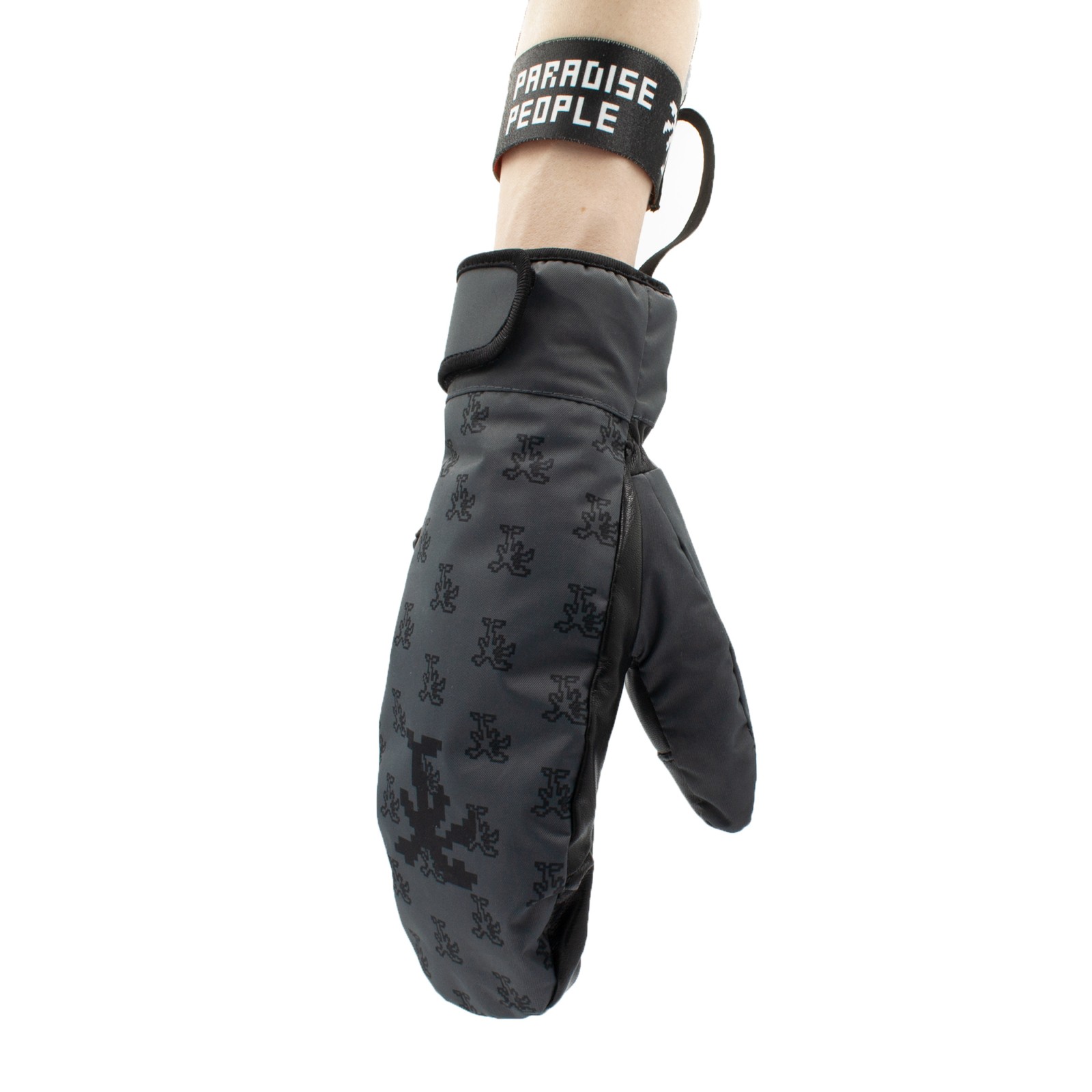 Paradise people - варежки горнолыжные Paradise Park Mitten Черные — изображение 4