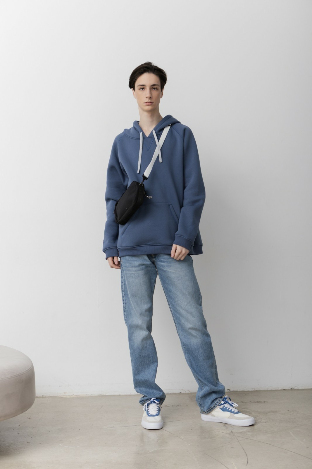 КАРТЕЛЬБ - толстовка с V вставкой - Sailor - джинса — изображение 4