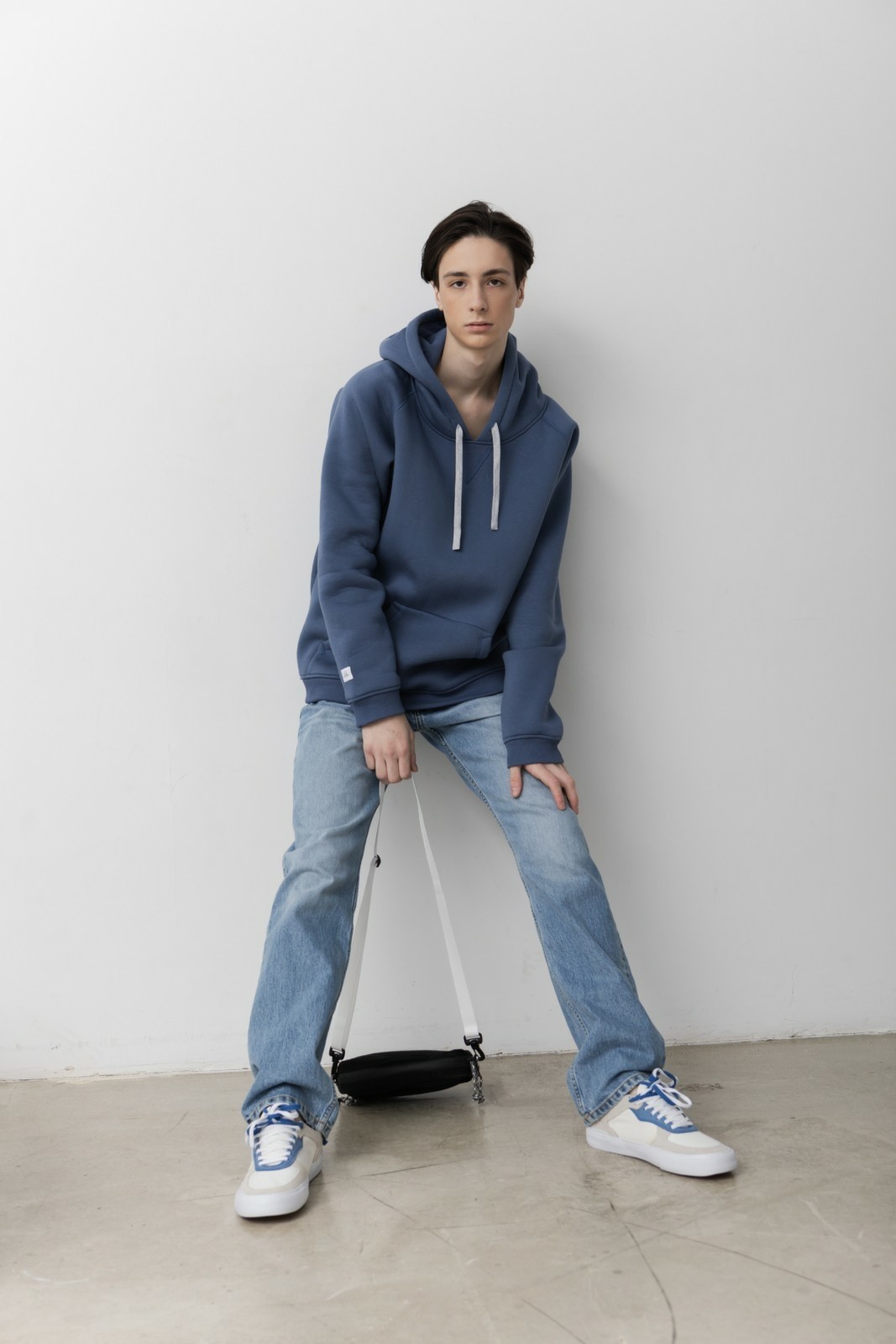 КАРТЕЛЬБ - толстовка с V вставкой - Sailor - джинса — изображение 3