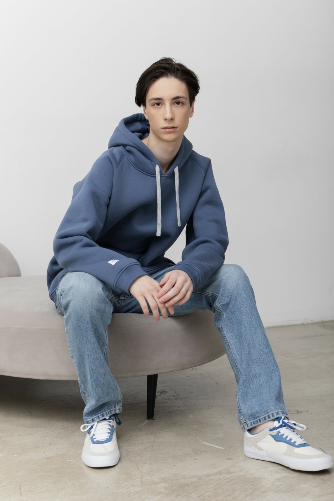 КАРТЕЛЬБ - толстовка с V вставкой - Sailor - джинса — изображение 2