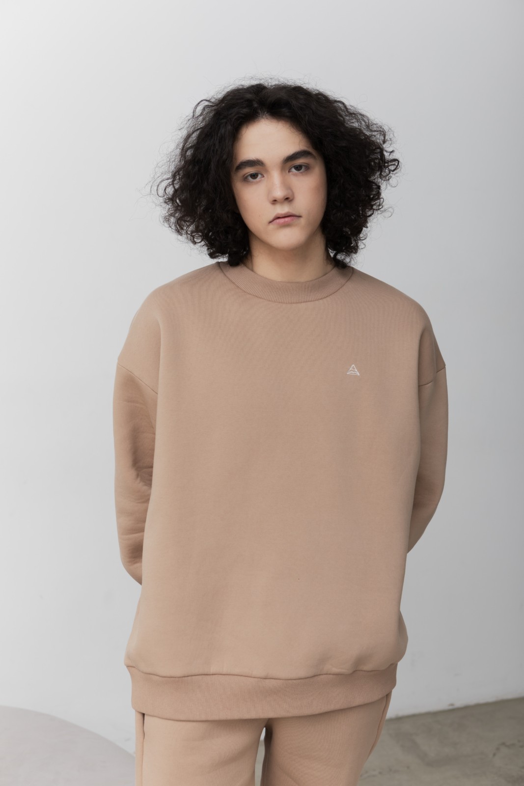 КАРТЕЛЬБ - Свитшот оверсайз - Sopka - беж гора - муж