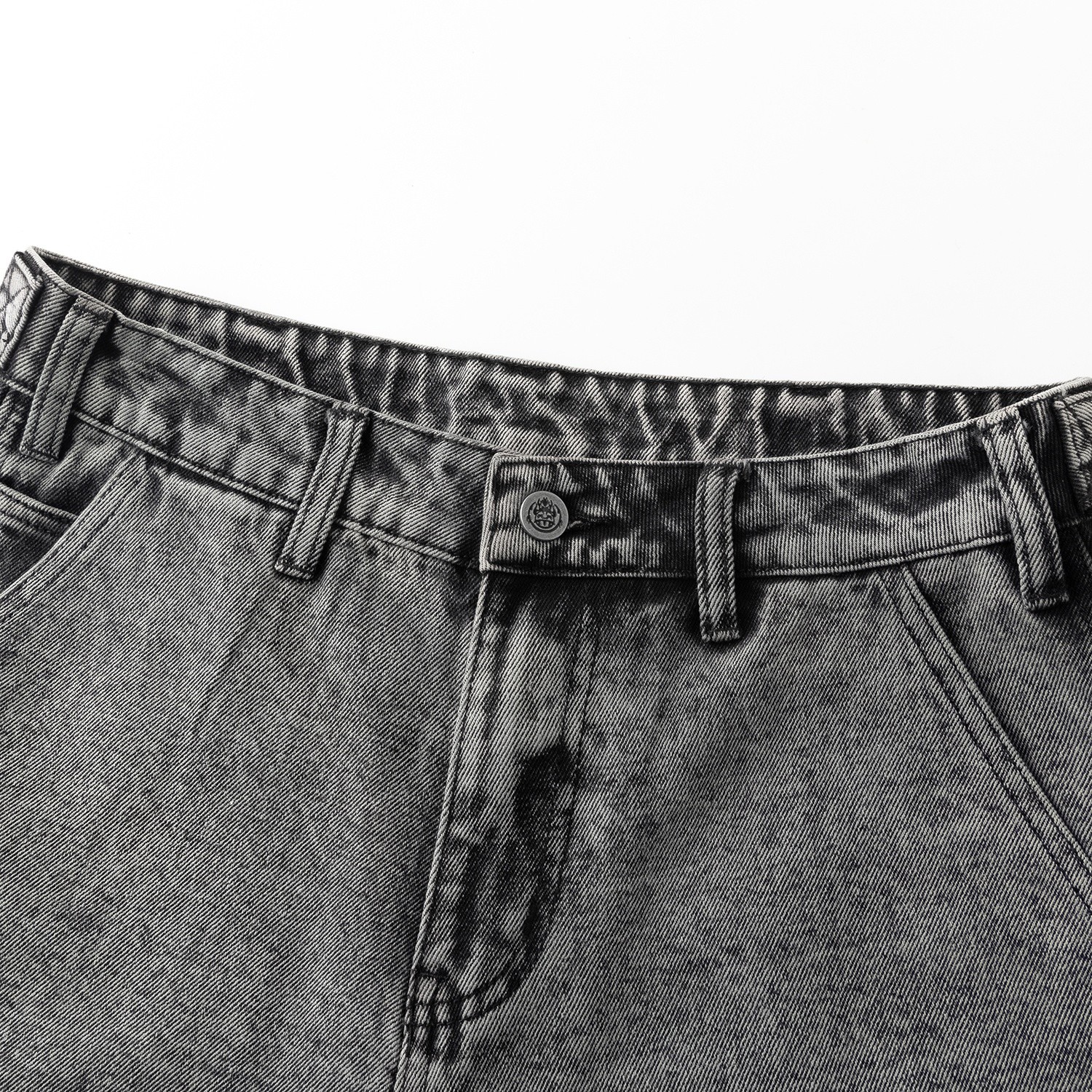 YSH Шорты джинсовые YMKASHIX черный — изображение 4