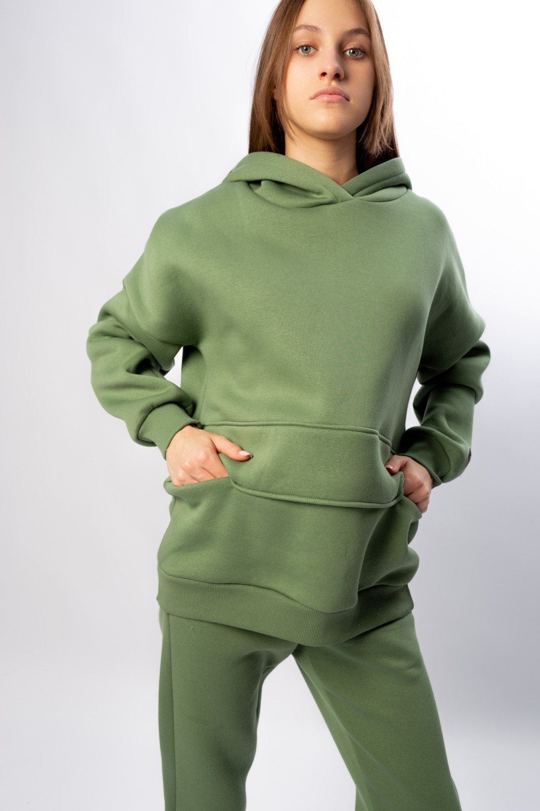 КАРТЕЛЬБ - Толстовка - Gora - олив - жен — изображение 4