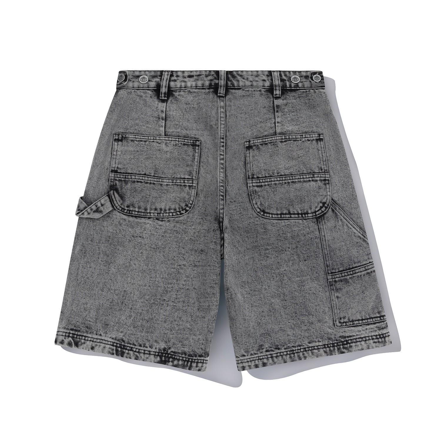 YSH Шорты джинсовые YMKASHIX черный — изображение 5