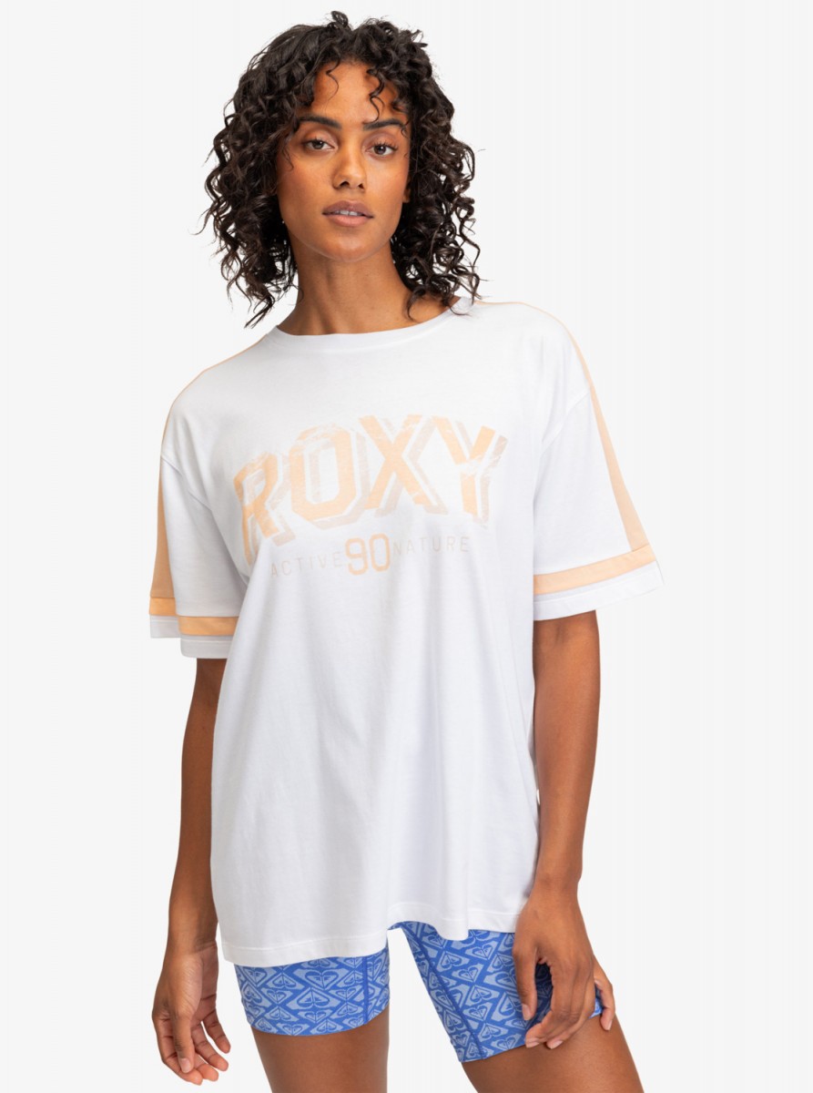 ROXY ERJKT04120 - ESSENTIAL ENERGY - футболка - BRIGHT WHITE