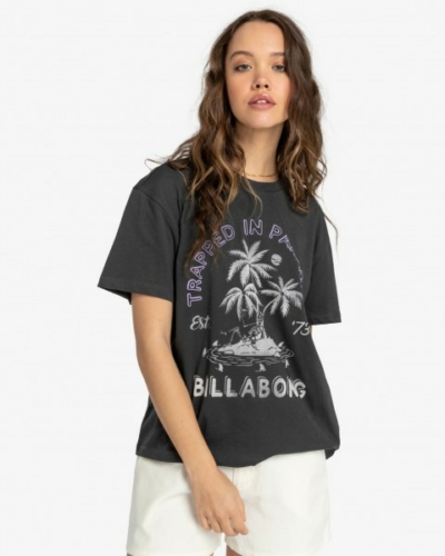 BILLABONG EBJZT00255 – TRAPPED IN PARADISE – футболка – OFF BLACK