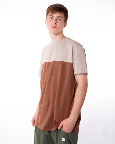 КАРТЕЛЬБ – Футболка – беж / шоколад