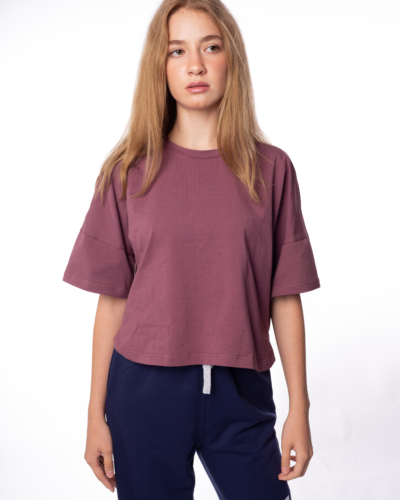 КАРТЕЛЬБ / футболка оверсайз / Gora / слива