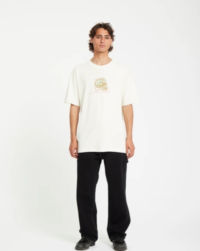 VOLCOM футболка A4332412 MINDOOR DIRTY WHITE