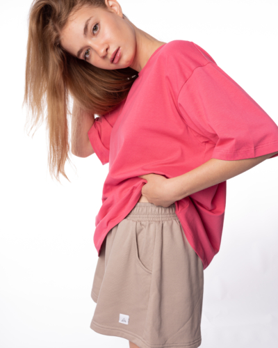 КАРТЕЛЬБ / Футболка оверсайз / Big / розовый барби