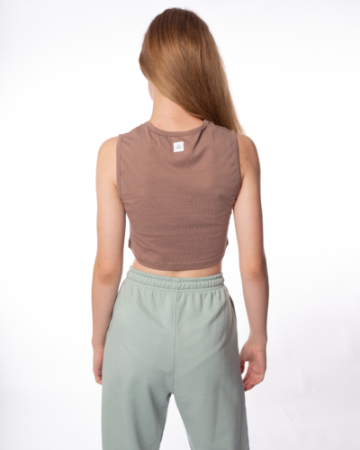 КАРТЕЛЬБ / топ кроп / кофе