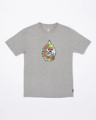 VOLCOM футболка дет C5732403 SKULLSKATE Heather Grey