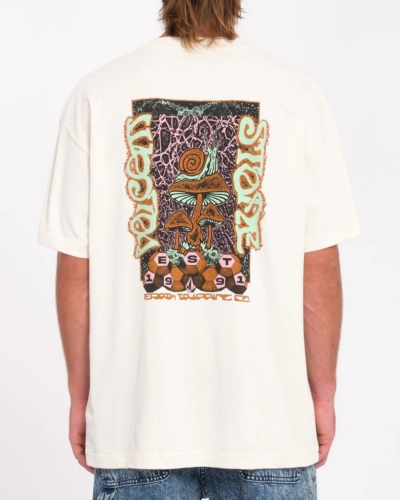 VOLCOM футболка A4332412 MINDOOR DIRTY WHITE