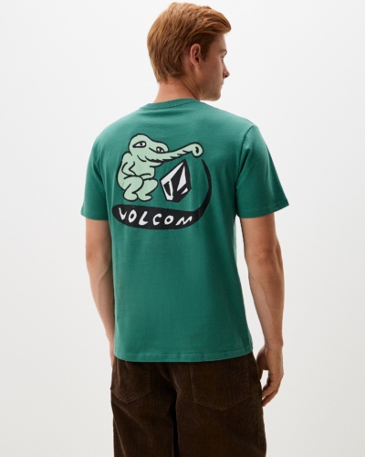 VOLCOM футболка A3532411 SANTI STONED SEA GREEN