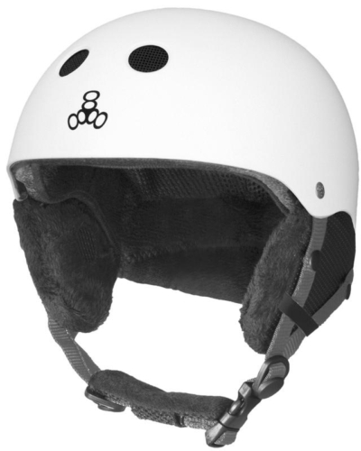 Шлем Triple 8 Standard Snow Helmet V.4 Wht Rbr