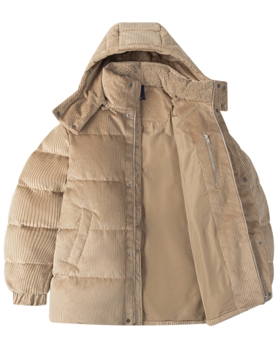 YSH Пуховик YMKASHIX Velvet светло коричневый