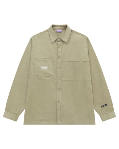 YSH Рубашка YMKASHIX Velvet Button песочный