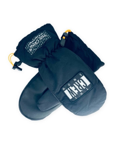 CREW варежки TEAM GLOVES BLACK Patch