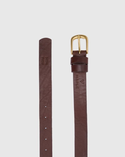 Maple Bags / ремень (кожа) ГОРЫ МОРЕ шоколадный