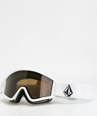 VOLCOM маска горнолыжная VG1124701 HIJINX MATTE WHITE LIGHT BRONZE