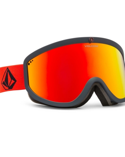 VOLCOM маска горнолыжная VG0624112 FOOTPRINTS CMS CBT RED CHROME lens/ROSE bonus lens