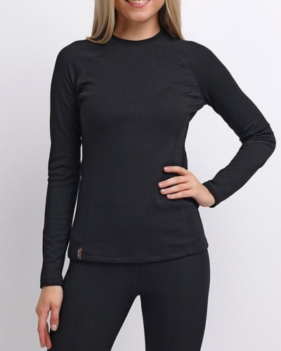 Clever термо кофта ж – черный