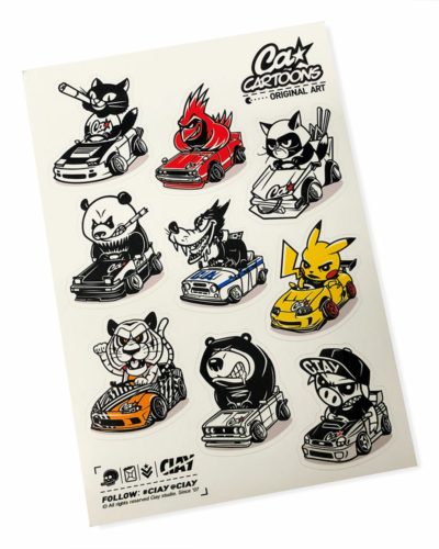 Стикерпак CIAY CarToons1