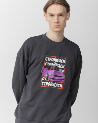 ROL Свитшот Sopka “Строй и гаси” – 180 SX – графит