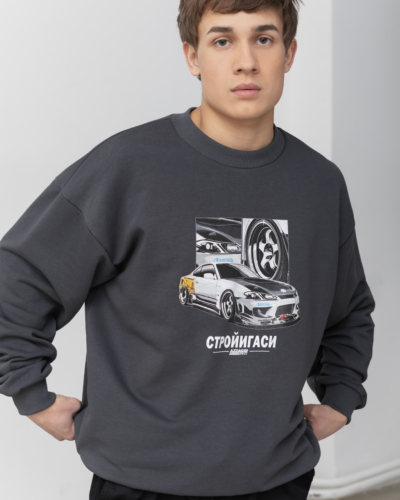 ROL Свитшот Sopka “Строй и гаси” – S15 – графит