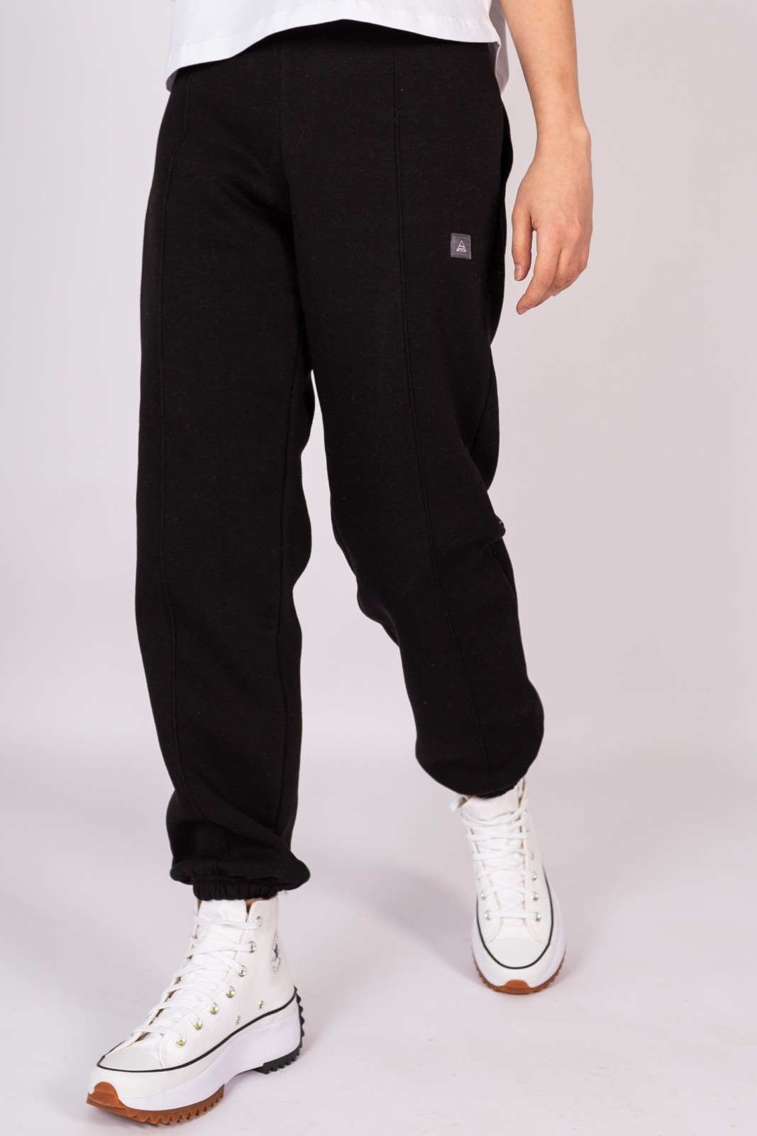 КАРТЕЛЬБ / Брюки со строчкой / Surf спорт / черный / 16 (38/40)