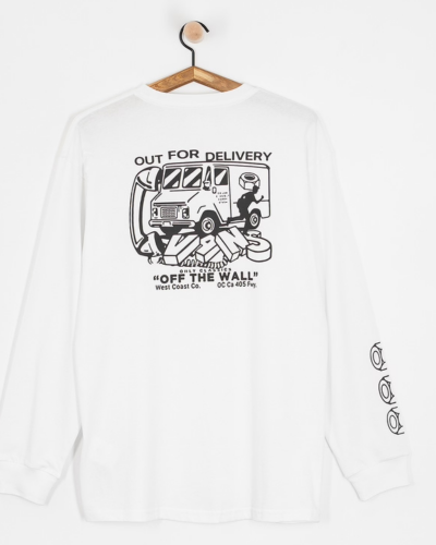 VANS лонгслив VN000M41WHT1 Next Stop LS White