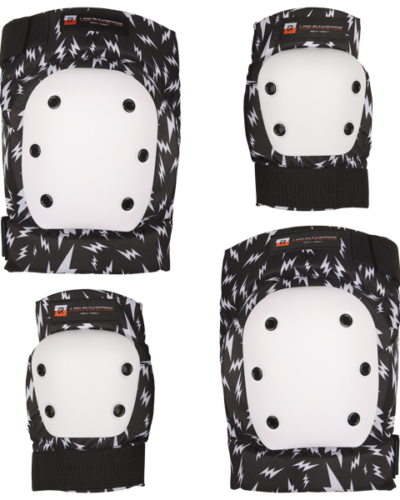 LOS RAKETOS защита комбо COMBI LRK-008 black/white