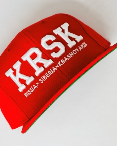 ЯЛК Снепбек дет 6-12 “KRSK” 6308B (красный, вышивка белый)