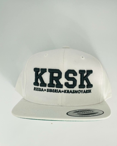 ЯЛК Снепбек дет 6-12 “KRSK” (белый, вышивка серый)