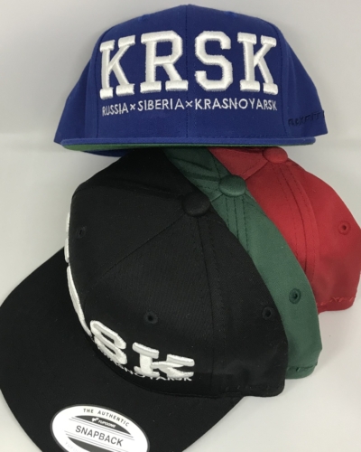 ЯЛК Снепбек дет 6-12 “KRSK” (голубой, вышивка белый)